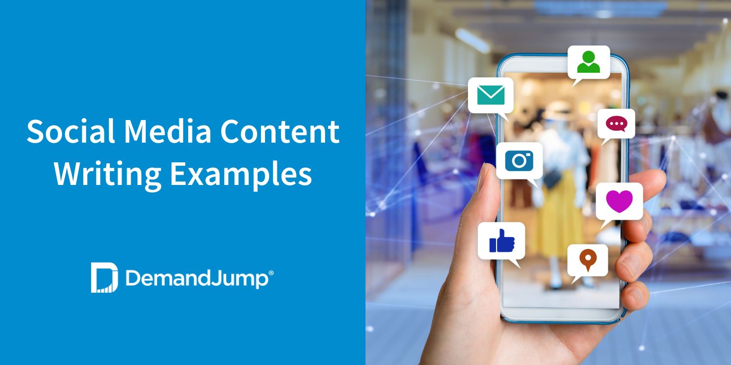 content writing examples for social media